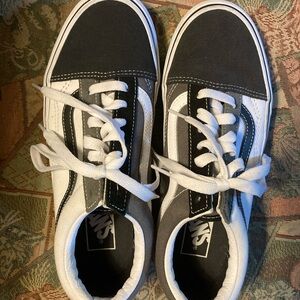 Vans Black and White Classic Sneakers